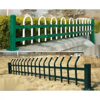 铁艺围栏锌钢草坪护栏户外绿化带围栏铁艺花坛栅栏市政园林花园隔离铁