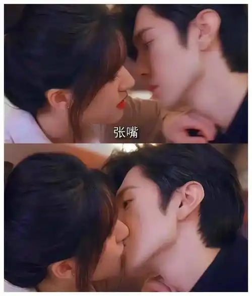 赵露思林雨申共同在片场演绎长达30分钟的热吻戏