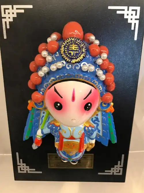 这些京剧脸谱是不是可以用彩泥捏一个呢