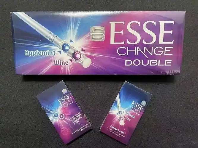 外烟爱喜esse葡萄双爆低焦油爱葡萄味带点酸甜