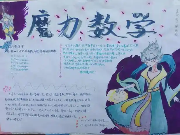 最美最难数学手抄报最美手抄报
