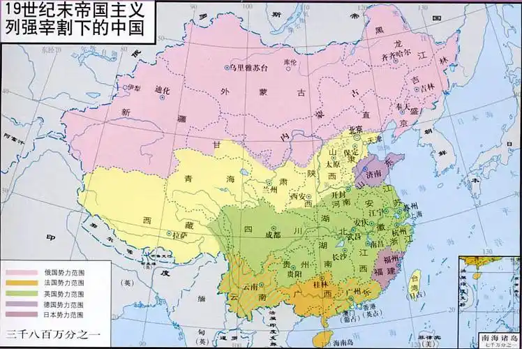 列强割宰下的国内_世界历史a地图库_地图窝