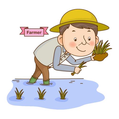 农民插秧图片大全