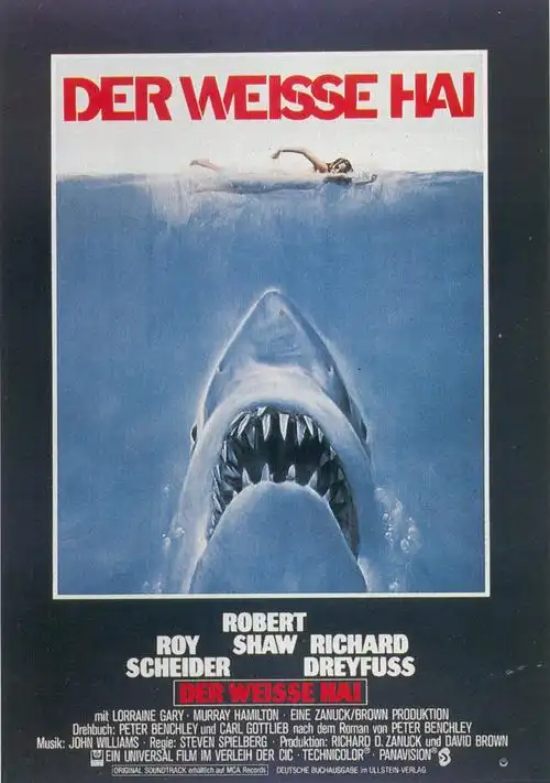 大白鲨电影海报