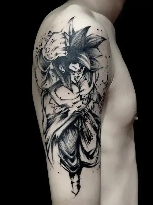 卡卡罗特_纹身图案手稿图片_kesy的纹身作品集