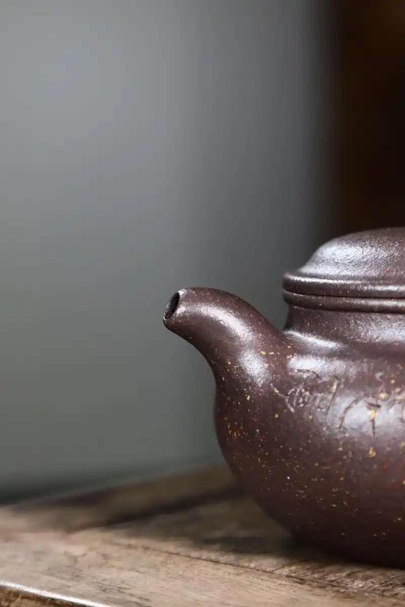 「仿古」宜兴原矿紫砂壶天青泥