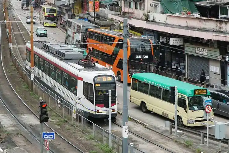 原创香港元朗坐落新界的一座珠三角的旧市镇