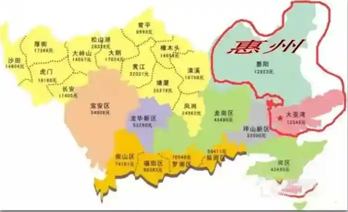 惠州临深单价到2万应该会很快如果说惠州的房子是一个巨大的谎言,但