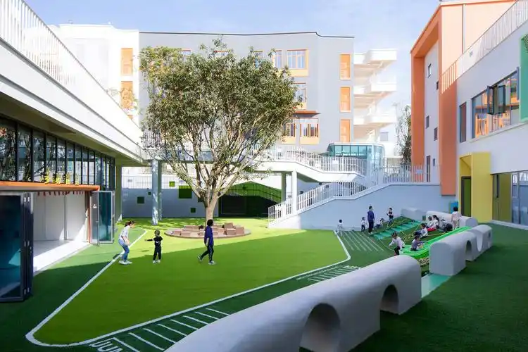 成都哈密尔顿麓湖学校景观设计 | 纬图设计