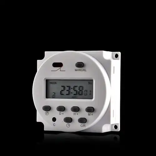 12v 24v 110v 220v数字定时器开关7天每周可编程时间继电器编程器