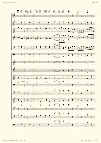 钢琴谱:命运交响曲