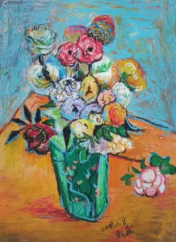 起点一一油画棒教学研修汇报展