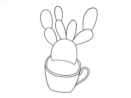 铅笔起形或者勾线笔直接起形.