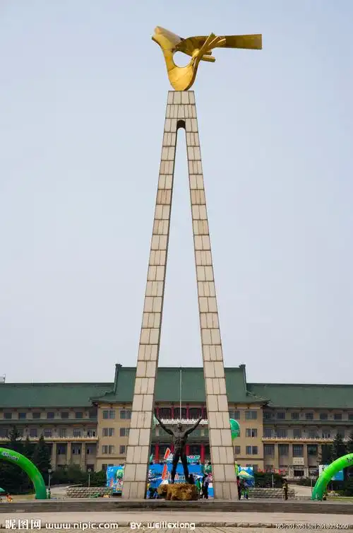 长春文化广场摄影图__雕塑_建筑园林_摄影图库_昵图网nipic.com