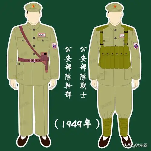 我国武警部队服装变迁:感受这支多次改制的光荣部队历史