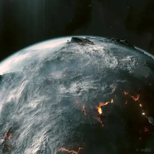 技术5   内容1        标签 宇宙星球octane地形c4d岩浆太空科幻末日