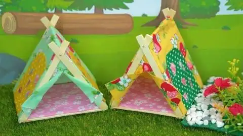 公主迷你手工 第17集 野外的帐篷: 野外的帐篷