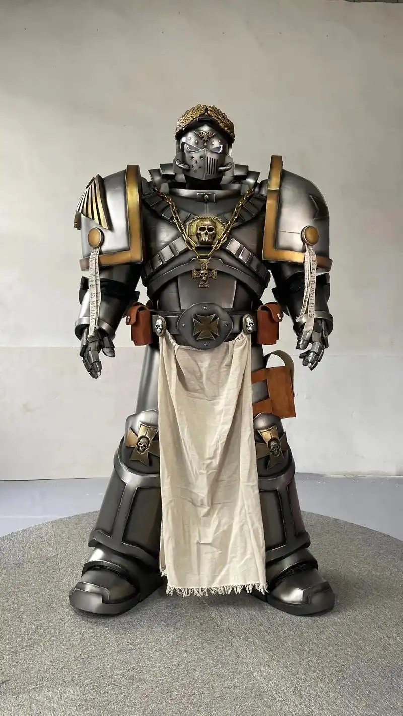 黑色圣堂帝皇冠军,上色成品#战锤40k #忠诚#cos - 抖音