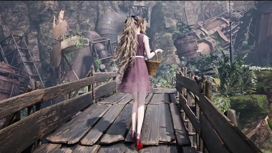 最终幻想7重制版爱丽丝性感鸡尾酒礼裙mod