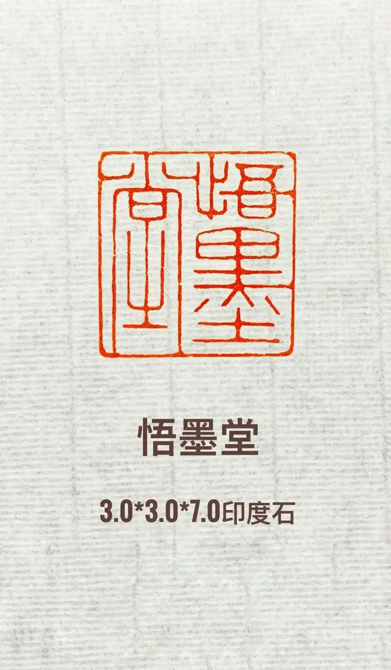 每日一印.朱文闲章:悟墨堂 #手工篆刻 #书画印章#印章定制 - 抖音