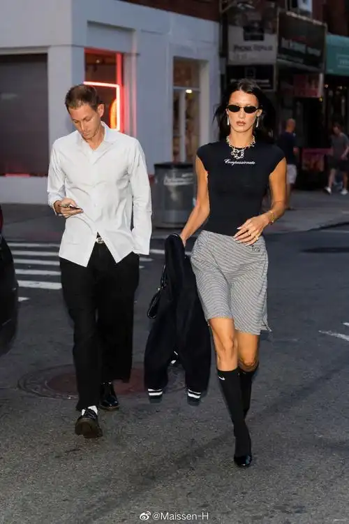 bellahadid近段时间的一些街拍