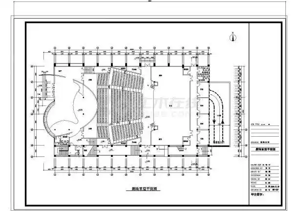 江苏某高校音乐厅室内装饰施工图