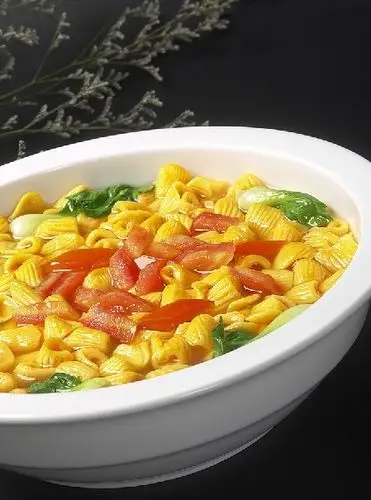 杭州传统小吃—猫耳朵,炒荞麦面猫耳朵,酸汤羊肉猫耳朵,上汤玉米猫