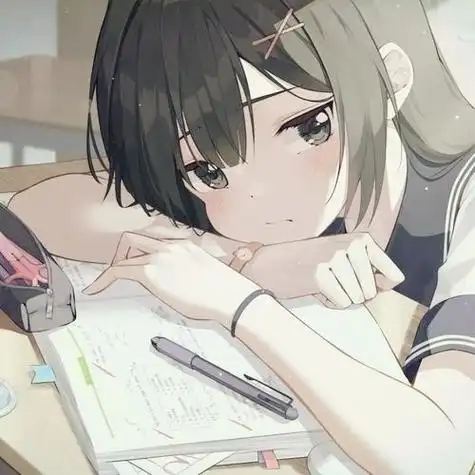 青春校园风女生头像动漫高清图片