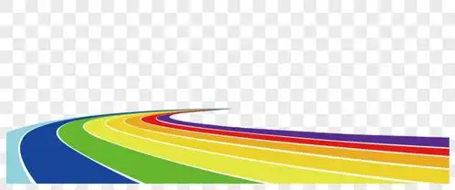 彩色跑道png图片