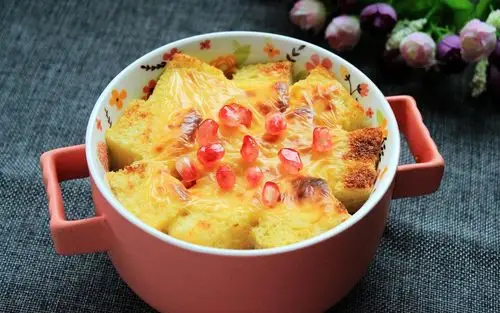 焗芝士吐司梨#百吉福芝士片创意早餐