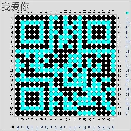 "好爱你","我爱你","好想你"二维码字版