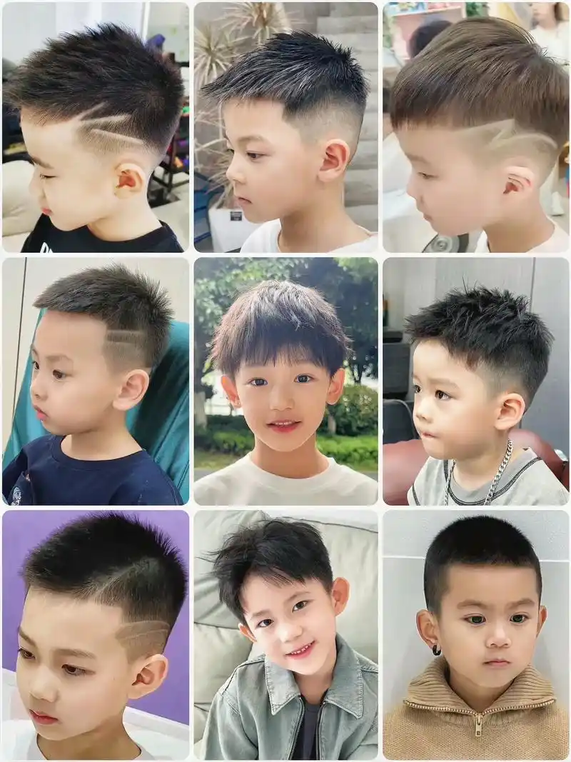 让他既帅气又凉快90     总有一款发型适合你家的小帅哥哦～96