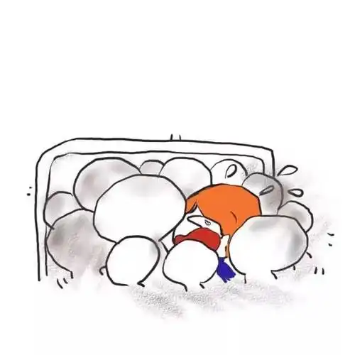 八点 买了早餐之后 挤上人潮涌拥挤的地铁 嘴上开始不停抱怨!