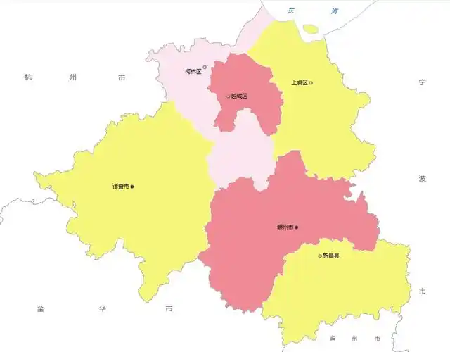 浙江省绍兴市行政区划 绍兴市区划代码和面积-叶子西西排行榜