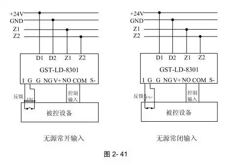 哪位知道海湾消防设备的8301模块的接线图,先说声谢谢!