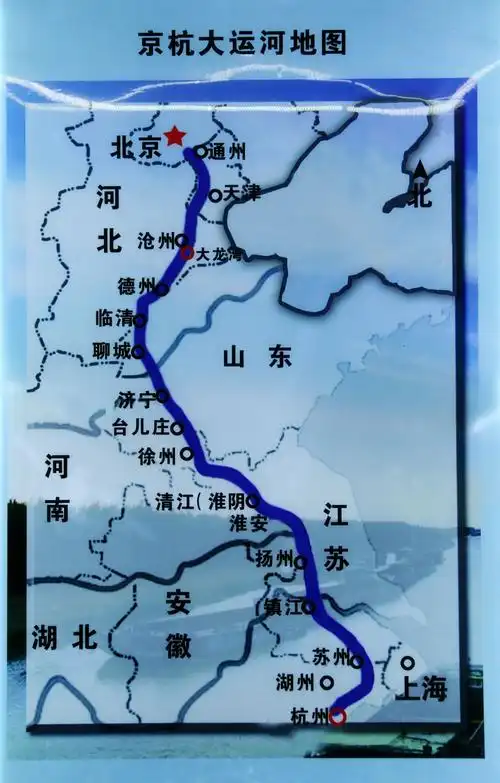 京杭大运河地图