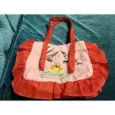 六七十年代儿童刺绣花边书包(罕见)