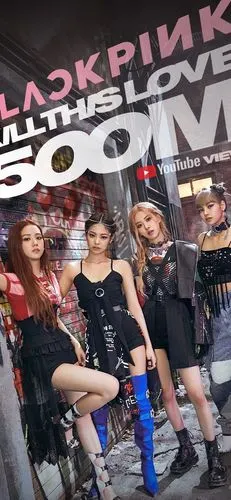 壁纸明星系列之人间仙女blackpink全面屏壁纸