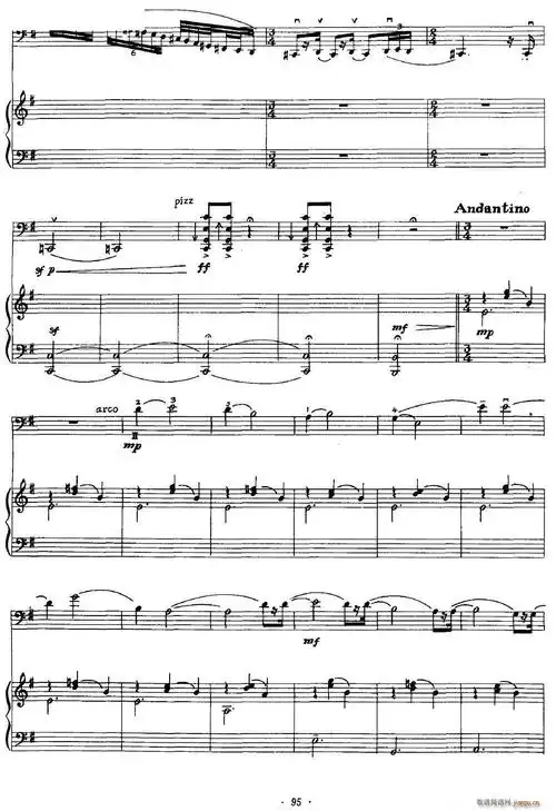 往事(大提琴 钢琴) 歌谱简谱网