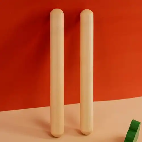 92返利--奥尔夫乐器响棒打棒榉木节奏棒打击乐器幼儿