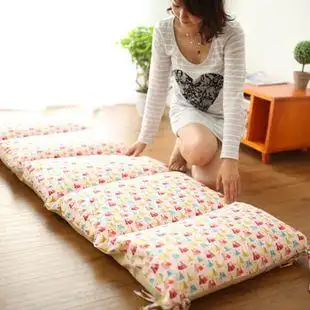 折叠午睡垫办公室午休垫地铺单人垫便携式睡垫日式床垫地垫可拆洗