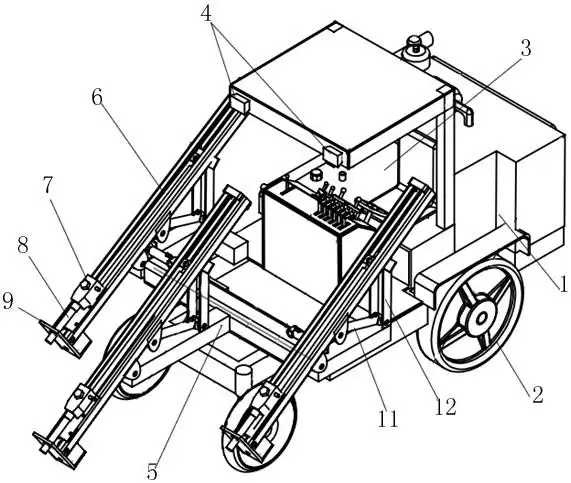 有一个钻孔机构,所述钻孔机构包括有导轨和设置在所述导轨上的钻头,所