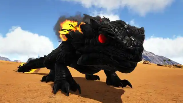 方舟生存进化:原始恐惧17 驯服恶魔毒蜥 实力无龙能敌