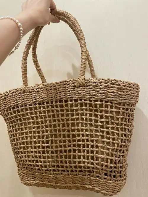 1688挖到宝20的草编包也太好搭了