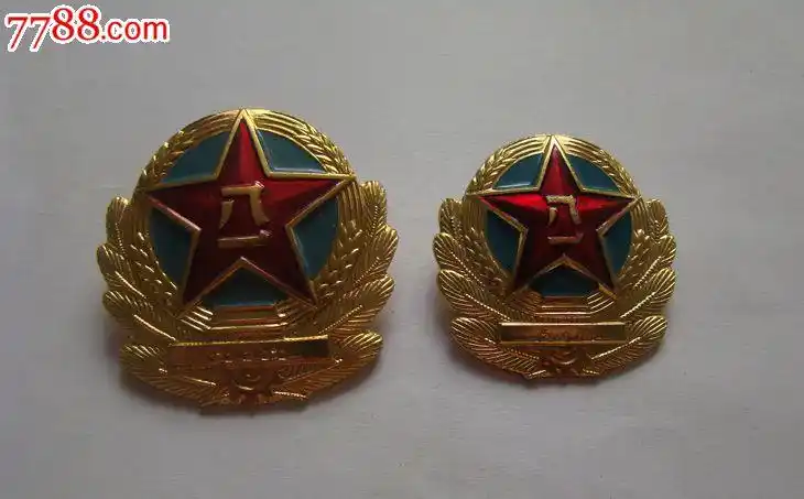87式陆中帽徽和大帽徽有什么区别
