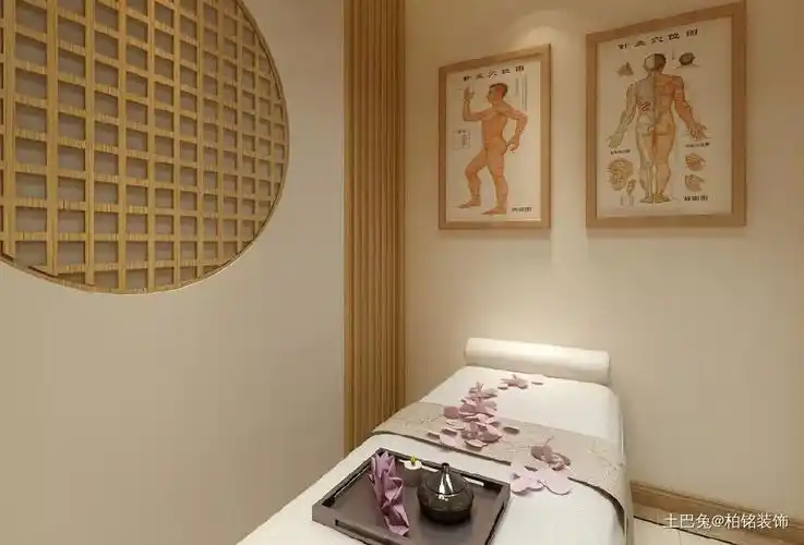 理疗馆功能区功能区中式现代84m05设计图片赏析--土巴兔装修效果图