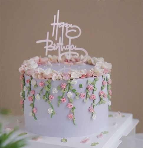 漫刻唯美创意复古轻奢动物奶油女士网红生日蛋糕成都同城配送