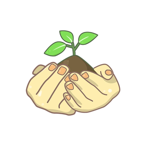 卡通土壤保护公益环保免抠素材