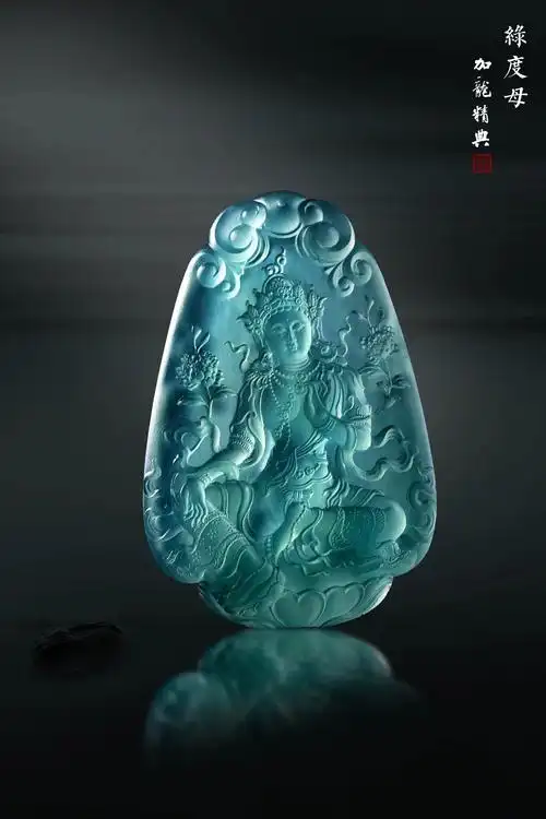 中得心源 — 加龙精典藏传佛像翡翠系列作品(下) - 新时代玉雕大师网