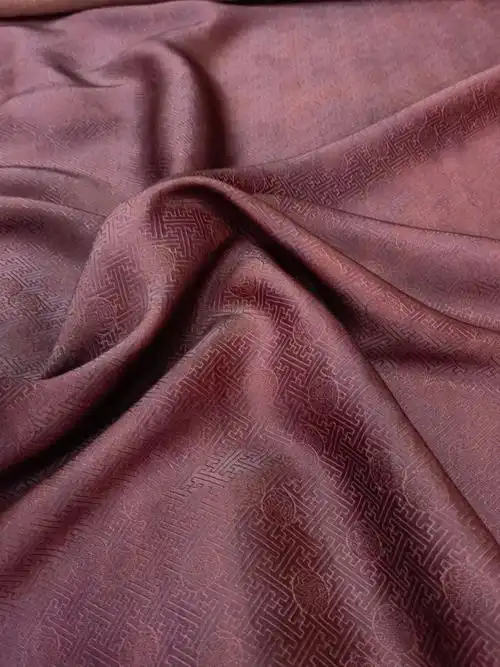 香云纱67红莨小团花